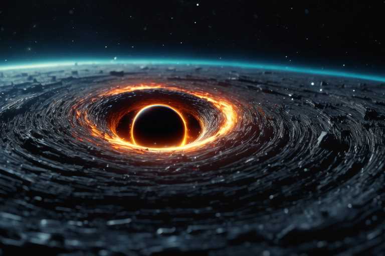 Пожирающая звезду черная дыра попала на видео
