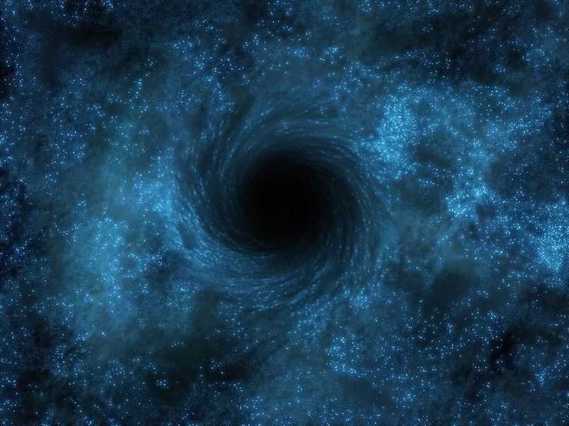 Воздействие черной дыры на окружающее пространство