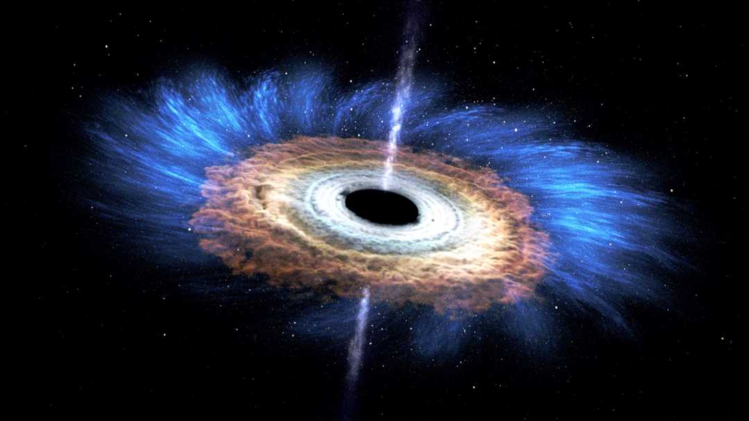 Процесс схлопывания звезд в черные дыры