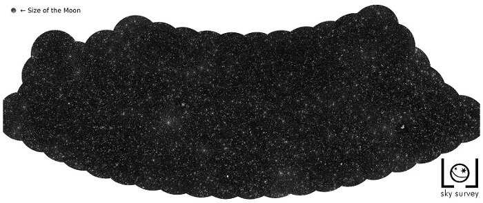 Астрономы опубликовали карту 25 тысяч сверхмассивных черных дыр