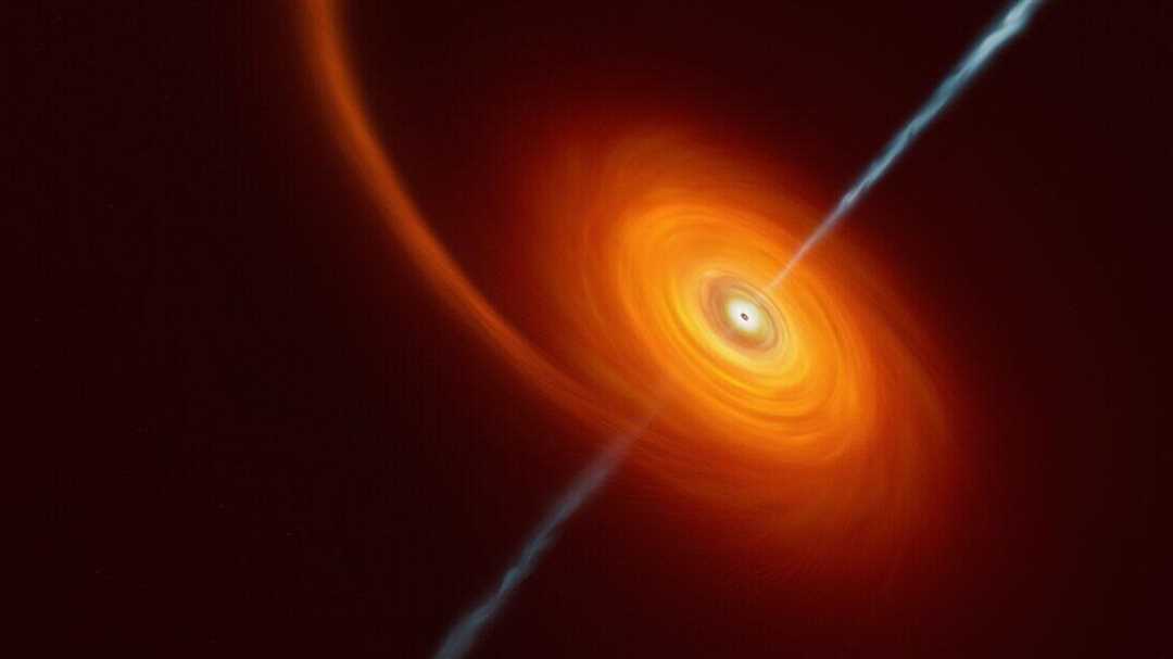 Вот первое в мире фото струи сверхмассивной черной дыры