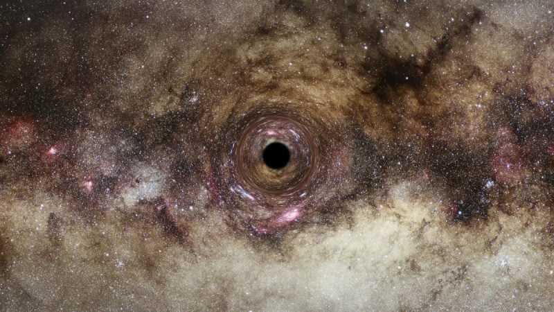 Разрушительная сила гравитации черной дыры на ближнюю и дальнюю окружающую область