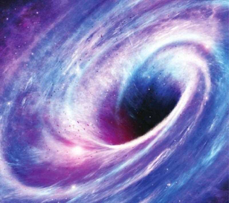 Влияние черной дыры на структуру галактики