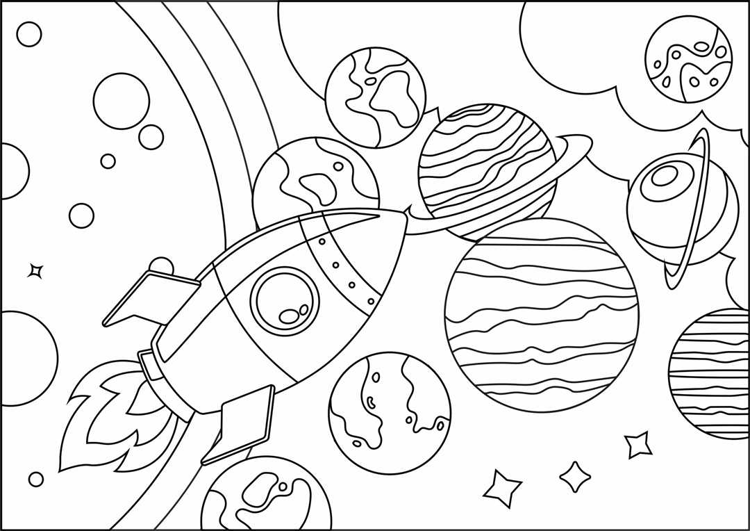 Раскраски Планеты 100 штук. Распечатайте бесплатно для детей
