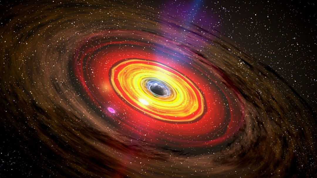 Удивительная анимация черной дыры — погружение в таинственный космос