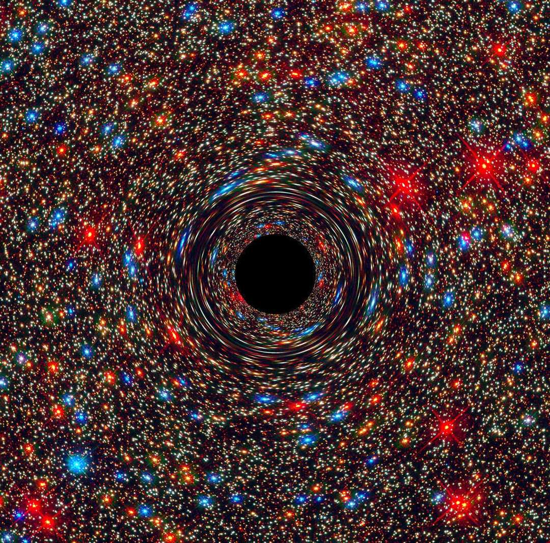 Неизвестный объект вблизи чёрной дыры: приближение к горизонту событий