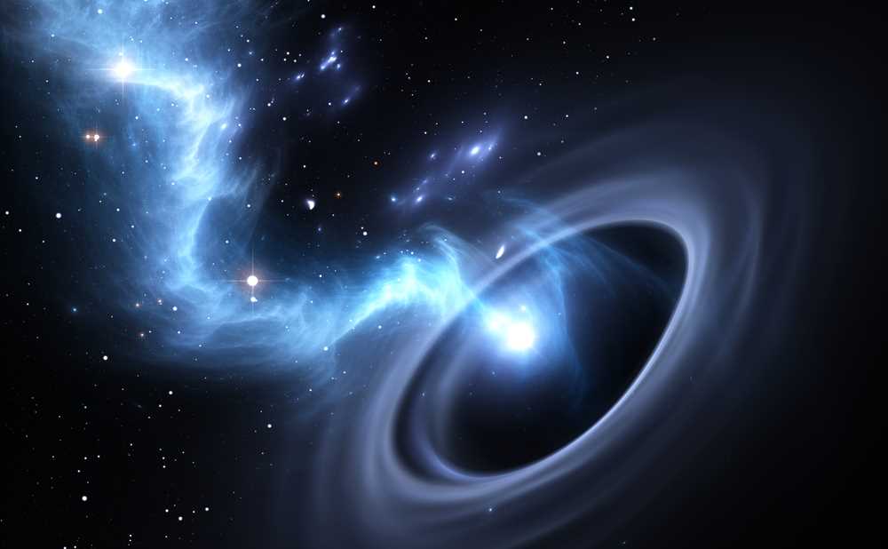 Формирование единой черной дыры